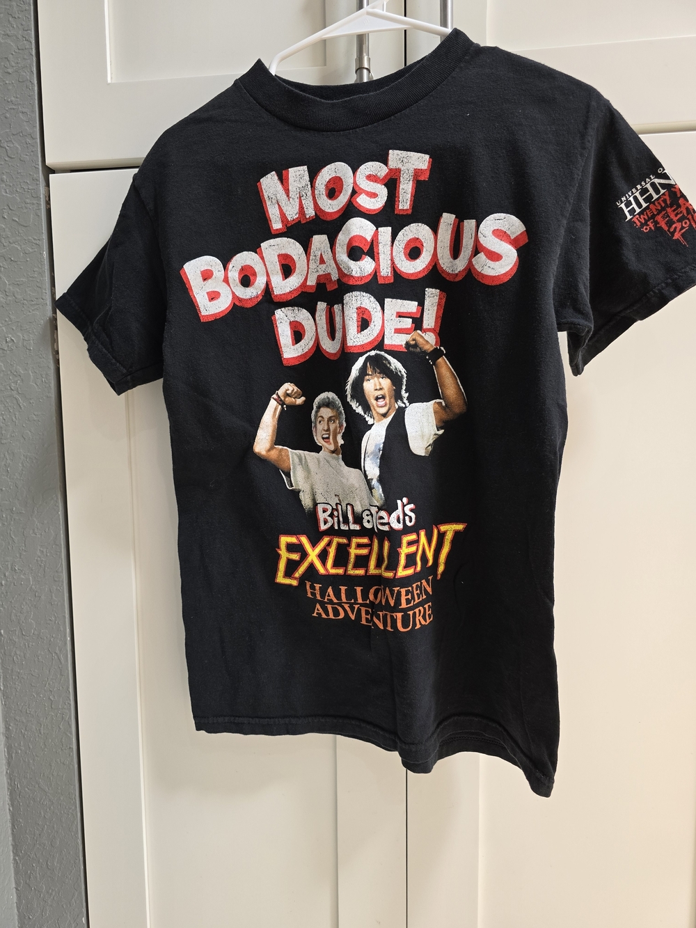 2010 Bill & Ted's Excellent Halloween Adventure Horror Nights TShirt Sz Small